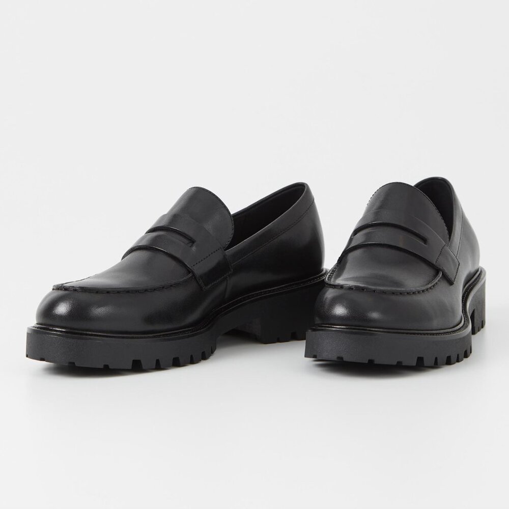 Vagabond Shoemakers Kenova Black Leather Loafers size 39